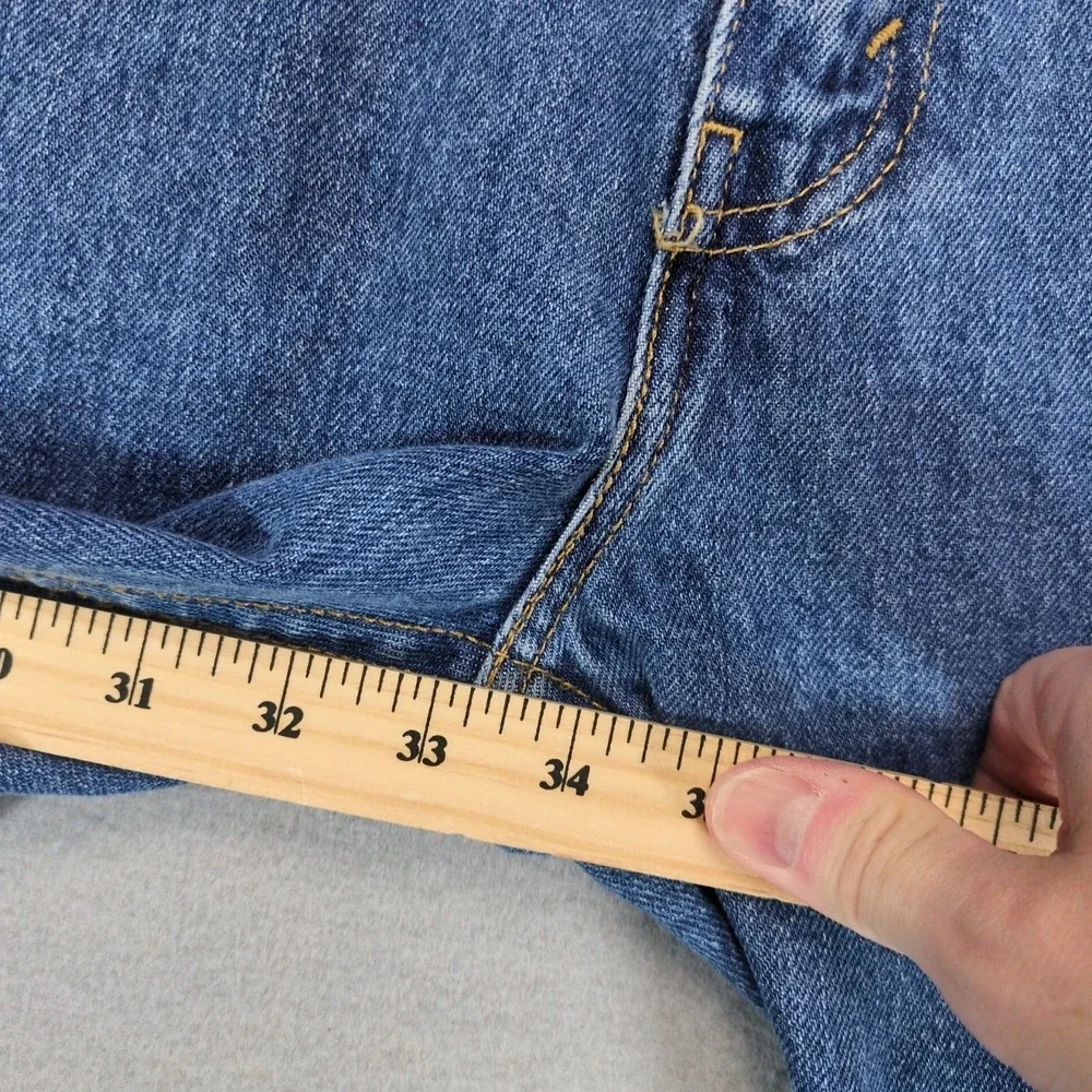 Levi's 505 Straight Leg Jeans Mens‎ 38x34 Medium Wash Classic Denim Casual Retro